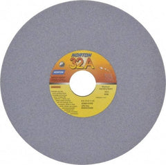 Norton - 8" Diam x 1-1/4" Hole x 1/4" Thick, K Hardness, 80 Grit Surface Grinding Wheel - Aluminum Oxide, Type 1, Medium Grade, 3,600 Max RPM, Vitrified Bond, No Recess - USA Tool & Supply
