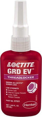 Loctite - 50 mL, Purple, Low Strength Liquid Threadlocker - USA Tool & Supply