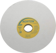 Norton - 8" Diam x 1-1/4" Hole x 1/4" Thick, K Hardness, 80 Grit Surface Grinding Wheel - Aluminum Oxide, Type 1, Medium Grade, 3,600 Max RPM, Vitrified Bond, No Recess - USA Tool & Supply