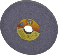 Norton - 8" Diam x 1-1/4" Hole x 1/2" Thick, I Hardness, 46 Grit Surface Grinding Wheel - Aluminum Oxide, Type 1, Coarse Grade, 3,105 Max RPM, Vitrified Bond, No Recess - USA Tool & Supply
