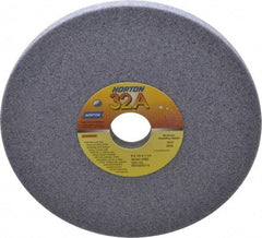 Norton - 8" Diam x 1-1/4" Hole x 1/2" Thick, J Hardness, 46 Grit Surface Grinding Wheel - Aluminum Oxide, Type 1, Coarse Grade, 3,600 Max RPM, Vitrified Bond, No Recess - USA Tool & Supply