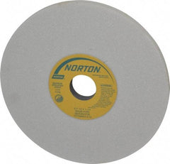Norton - 8" Diam x 1-1/4" Hole x 1/2" Thick, H Hardness, 46 Grit Surface Grinding Wheel - Aluminum Oxide, Type 1, Coarse Grade, 3,105 Max RPM, Vitrified Bond, No Recess - USA Tool & Supply