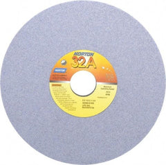 Norton - 8" Diam x 1-1/4" Hole x 1/2" Thick, K Hardness, 60 Grit Surface Grinding Wheel - Aluminum Oxide, Type 1, Medium Grade, 3,600 Max RPM, Vitrified Bond, No Recess - USA Tool & Supply