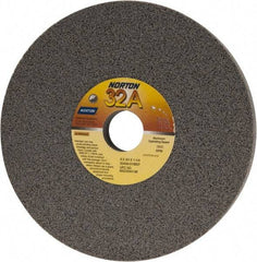 Norton - 8" Diam x 1-1/4" Hole x 3/4" Thick, G Hardness, 60 Grit Surface Grinding Wheel - Aluminum Oxide, Type 1, Medium Grade, 3,600 Max RPM, Vitrified Bond, No Recess - USA Tool & Supply