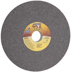 Grier Abrasives - 7" Diam x 1-1/4" Hole x 1/2" Thick, H Hardness, 60 Grit Surface Grinding Wheel - Aluminum Oxide, Type 1, Medium Grade, 3,600 Max RPM, Vitrified Bond, No Recess - USA Tool & Supply