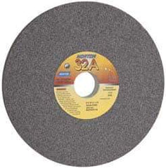Grier Abrasives - 7" Diam x 1-1/4" Hole x 1/2" Thick, H Hardness, 60 Grit Surface Grinding Wheel - Aluminum Oxide, Type 1, Medium Grade, 3,600 Max RPM, Vitrified Bond, No Recess - USA Tool & Supply