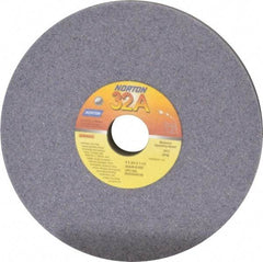 Norton - 8" Diam x 1-1/4" Hole x 3/4" Thick, K Hardness, 46 Grit Surface Grinding Wheel - Aluminum Oxide, Type 1, Coarse Grade, 3,600 Max RPM, Vitrified Bond, No Recess - USA Tool & Supply
