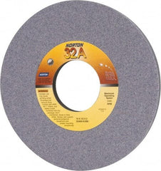 Norton - 10" Diam x 3" Hole x 1/2" Thick, K Hardness, 60 Grit Surface Grinding Wheel - Aluminum Oxide, Type 1, Medium Grade, 2,485 Max RPM, Vitrified Bond, No Recess - USA Tool & Supply