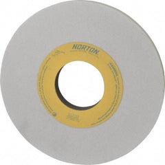 Norton - 10" Diam x 3" Hole x 3/4" Thick, I Hardness, 60 Grit Surface Grinding Wheel - Aluminum Oxide, Type 1, Medium Grade, 2,485 Max RPM, Vitrified Bond, No Recess - USA Tool & Supply