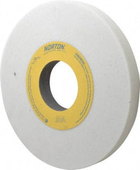 Norton - 10" Diam x 3" Hole x 1" Thick, J Hardness, 46 Grit Surface Grinding Wheel - Aluminum Oxide, Type 1, Coarse Grade, 2,485 Max RPM, Vitrified Bond, No Recess - USA Tool & Supply