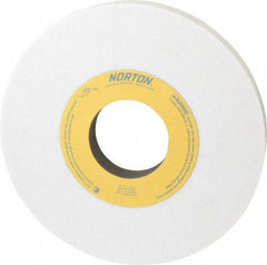 Norton - 10" Diam x 3" Hole x 1" Thick, I Hardness, 60 Grit Surface Grinding Wheel - Aluminum Oxide, Type 1, Medium Grade, 2,485 Max RPM, Vitrified Bond, No Recess - USA Tool & Supply