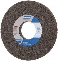 Norton - 10" Diam x 3" Hole x 1" Thick, H Hardness, 46 Grit Surface Grinding Wheel - Aluminum Oxide, Type 1, Coarse Grade, 2,485 Max RPM, Vitrified Bond, No Recess - USA Tool & Supply