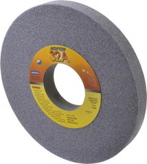 Norton - 10" Diam x 3" Hole x 1" Thick, J Hardness, 46 Grit Surface Grinding Wheel - Aluminum Oxide, Type 1, Coarse Grade, 2,485 Max RPM, Vitrified Bond, No Recess - USA Tool & Supply