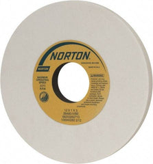 Norton - 12" Diam x 3" Hole x 1" Thick, I Hardness, 60 Grit Surface Grinding Wheel - Aluminum Oxide, Type 1, Medium Grade, 2,070 Max RPM, Vitrified Bond, No Recess - USA Tool & Supply
