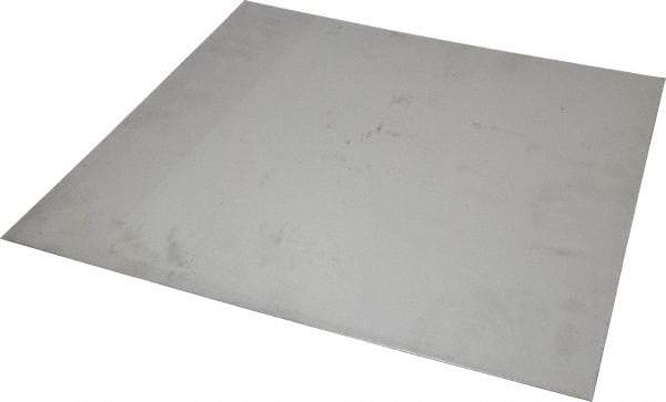 Value Collection - 0.03 Inch Thick x 12 Inch Wide x 12 Inch Long, 304 Stainless Steel Sheet - Cold Rolled, Bright Finish, #2B - USA Tool & Supply