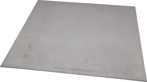 Made in USA - 0.075 Inch Thick x 12 Inch Wide x 12 Inch Long, 304 Stainless Steel Sheet - Cold Rolled, Bright Finish, #2B - USA Tool & Supply