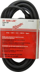 Milwaukee Tool - Power Drill Quik-Lok Cord Set - For All Magnum Drills - USA Tool & Supply