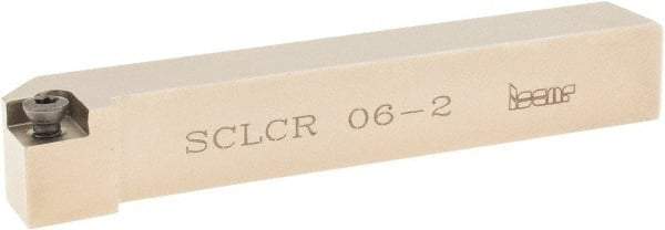 Iscar - SCLC, Right Hand Cut, 3/8" Shank Height x 3/8" Shank Width, Neutral Rake Indexable Turning Toolholder - 2-1/2" OAL, CC.T 2 Insert Compatibility, Series Isoturn - USA Tool & Supply
