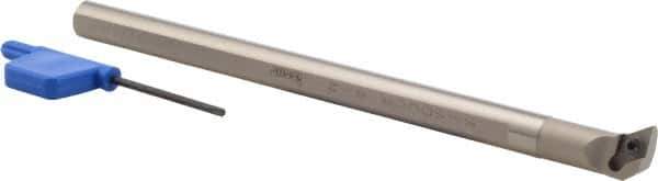 Iscar - 0.562" Min Bore Diam, 6" OAL, 3/8" Shank Diam, S-SDUC Indexable Boring Bar - DC.. 2 Insert, Screw Holding Method - USA Tool & Supply