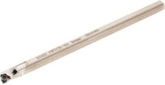 Iscar - 6.6mm Min Bore Diam, 100mm OAL, 6mm Shank Diam, E-SWUC Indexable Boring Bar - WCGT 0201.. Insert - USA Tool & Supply