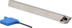 Iscar - PDAC, Right Hand Cut, 12mm Shank Height x 12mm Shank Width, Neutral Rake Indexable Turning Toolholder - 150mm OAL, DC..11T3.. Insert Compatibility, Series Isoturn - USA Tool & Supply