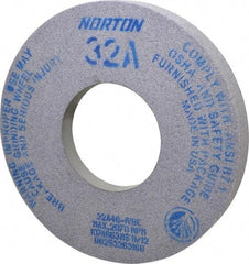 Norton - 12" Diam x 5" Hole x 1-1/2" Thick, I Hardness, 46 Grit Surface Grinding Wheel - Aluminum Oxide, Type 5, Coarse Grade, 2,070 Max RPM, Vitrified Bond, One-Side Recess - USA Tool & Supply
