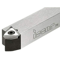 Iscar - SWDP, Right Hand Cut, 45° Lead Angle, 10mm Shank Height x 10mm Shank Width, Positive Rake Indexable Turning Toolholder - 150mm OAL, WPE..0402.. Insert Compatibility, Series Isoturn - USA Tool & Supply