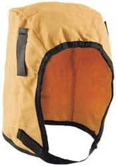 OccuNomix - Universal Size, Gold, Underneath Hard Hat Winter Liner - Regular Length, 1 Layer - USA Tool & Supply