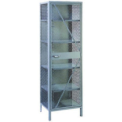 Lyon - 4 Shelf Locking Storage Cabinet - USA Tool & Supply