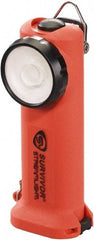 Streamlight - White LED Bulb, 175 Lumens, Industrial/Tactical Flashlight - Orange Plastic Body, 4 AA Alkaline Batteries Included - USA Tool & Supply