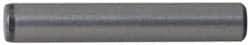 Value Collection - 7/8" Diam x 2-1/2" Pin Length Grade 8 Alloy Steel Standard Dowel Pin - C 50-58 Hardness, 156,000 Lb Breaking Strength, 1 Beveled & 1 Rounded End - USA Tool & Supply