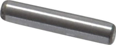 Value Collection - 1/16" Diam x 5/16" Pin Length Grade 8 Alloy Steel Standard Dowel Pin - C 50-58 Hardness, 800 Lb Breaking Strength, 1 Beveled & 1 Rounded End - USA Tool & Supply