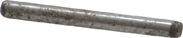 Value Collection - 1/16" Diam x 5/8" Pin Length Grade 8 Alloy Steel Standard Dowel Pin - C 50-58 Hardness, 800 Lb Breaking Strength, 1 Beveled & 1 Rounded End - USA Tool & Supply