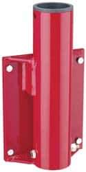 THERN - 8 Inches Long x 3.88 Inches Wide x 14.56 Inches Deep x 1/2 Inches Thick Davit Crane Wall Mount Base - 7 Inches Distance Between Mounting Hole Centers, 0.41 Inches Hole Diameter, Enamel Finish - USA Tool & Supply