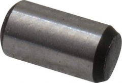 Value Collection - 3/32" Diam x 3/16" Pin Length Grade 8 Alloy Steel Standard Dowel Pin - C 50-58 Hardness, 1,800 Lb Breaking Strength, 1 Beveled & 1 Rounded End - USA Tool & Supply