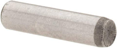 Value Collection - 1/8" Diam x 1/2" Pin Length Grade 8 Alloy Steel Standard Dowel Pin - C 50-58 Hardness, 3,200 Lb Breaking Strength, 1 Beveled & 1 Rounded End - USA Tool & Supply