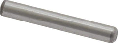 Value Collection - 1/8" Diam x 7/8" Pin Length Grade 8 Alloy Steel Standard Dowel Pin - C 50-58 Hardness, 3,200 Lb Breaking Strength, 1 Beveled & 1 Rounded End - USA Tool & Supply