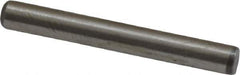 Value Collection - 1/8" Diam x 1" Pin Length Grade 8 Alloy Steel Standard Dowel Pin - C 50-58 Hardness, 3,200 Lb Breaking Strength, 1 Beveled & 1 Rounded End - USA Tool & Supply