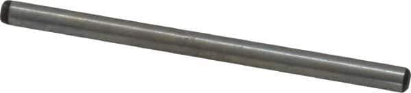 Value Collection - 1/8" Diam x 2" Pin Length Grade 8 Alloy Steel Standard Dowel Pin - C 50-58 Hardness, 3,200 Lb Breaking Strength, 1 Beveled & 1 Rounded End - USA Tool & Supply