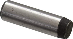 Value Collection - 3/16" Diam x 5/8" Pin Length Grade 8 Alloy Steel Standard Dowel Pin - C 50-58 Hardness, 7,200 Lb Breaking Strength, 1 Beveled & 1 Rounded End - USA Tool & Supply