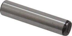 Value Collection - 3/16" Diam x 7/8" Pin Length Grade 8 Alloy Steel Standard Dowel Pin - C 50-58 Hardness, 7,200 Lb Breaking Strength, 1 Beveled & 1 Rounded End - USA Tool & Supply