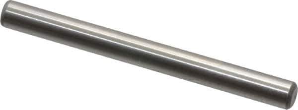 Value Collection - 3/16" Diam x 2" Pin Length Grade 8 Alloy Steel Standard Dowel Pin - C 50-58 Hardness, 7,200 Lb Breaking Strength, 1 Beveled & 1 Rounded End - USA Tool & Supply