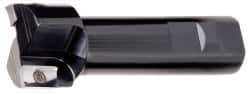 Kyocera - 1-1/4" Cut Diam, 0.64" Max Depth of Cut, 1" Shank Diam, 4.433" OAL, Indexable Square Shoulder End Mill - APET 1604 Inserts, Weldon Shank, 90° Lead Angle, Through Coolant - USA Tool & Supply