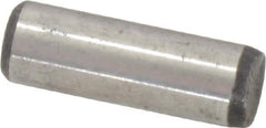 Value Collection - 1/4" Diam x 3/4" Pin Length Grade 8 Alloy Steel Standard Dowel Pin - C 50-58 Hardness, 12,800 Lb Breaking Strength, 1 Beveled & 1 Rounded End - USA Tool & Supply