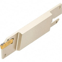Iscar - 1.9 to 2.5mm Groove Width, Left Hand Cut, DGFH Indexable Grooving Blade - Multiple Insert Styles, Series Do-Grip - USA Tool & Supply