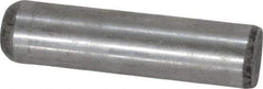 Value Collection - 5/16" Diam x 1-1/4" Pin Length Grade 8 Alloy Steel Standard Dowel Pin - C 50-58 Hardness, 20,000 Lb Breaking Strength, 1 Beveled & 1 Rounded End - USA Tool & Supply
