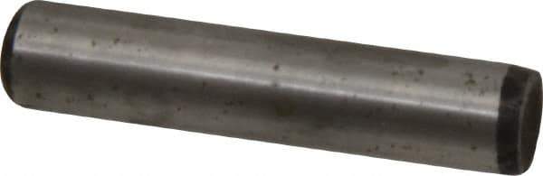 Value Collection - 5/16" Diam x 1-1/2" Pin Length Grade 8 Alloy Steel Standard Dowel Pin - C 50-58 Hardness, 20,000 Lb Breaking Strength, 1 Beveled & 1 Rounded End - USA Tool & Supply