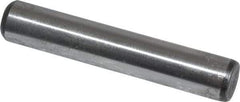 Value Collection - 5/16" Diam x 1-3/4" Pin Length Grade 8 Alloy Steel Standard Dowel Pin - C 50-58 Hardness, 20,000 Lb Breaking Strength, 1 Beveled & 1 Rounded End - USA Tool & Supply