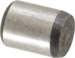 Value Collection - 3/8" Diam x 1/2" Pin Length Grade 8 Alloy Steel Standard Dowel Pin - C 50-58 Hardness, 28,700 Lb Breaking Strength, 1 Beveled & 1 Rounded End - USA Tool & Supply