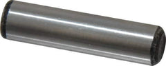 Value Collection - 3/8" Diam x 1-1/2" Pin Length Grade 8 Alloy Steel Standard Dowel Pin - C 50-58 Hardness, 28,700 Lb Breaking Strength, 1 Beveled & 1 Rounded End - USA Tool & Supply